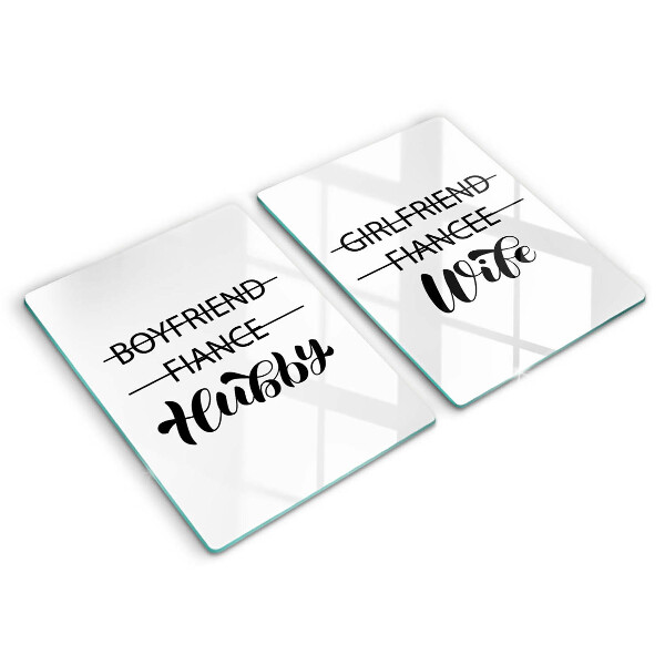 Protector pared cocina Inscripción frase patrón.