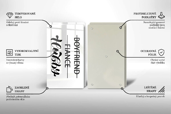 Protector pared cocina Inscripción frase patrón.