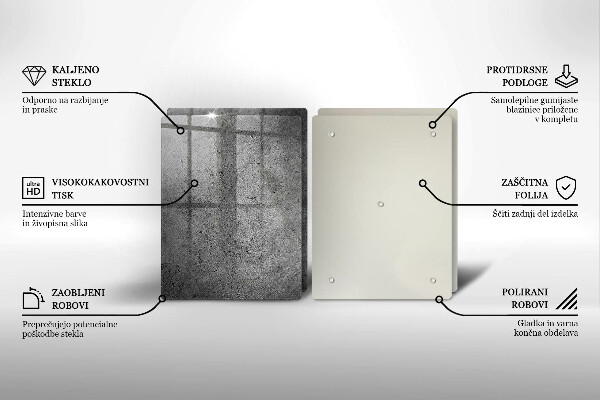 Protector pared cocina Textura de piedra de hormigón