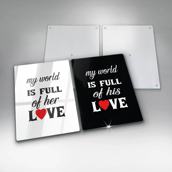 Protector pared cocina Inscripción frase