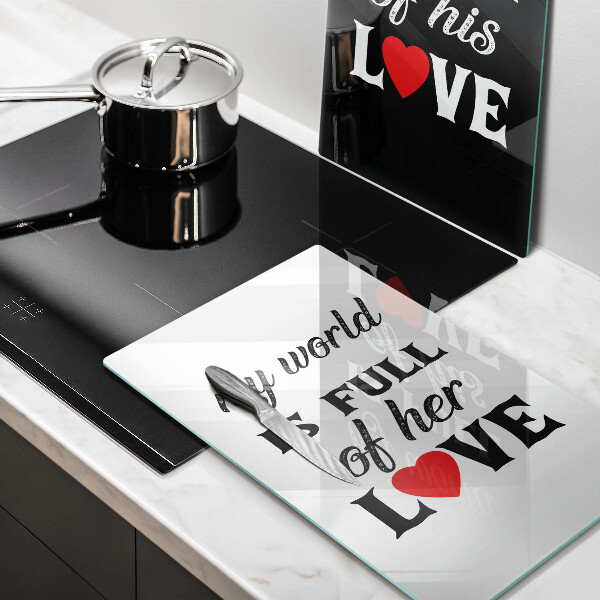 Protector pared cocina Inscripción frase