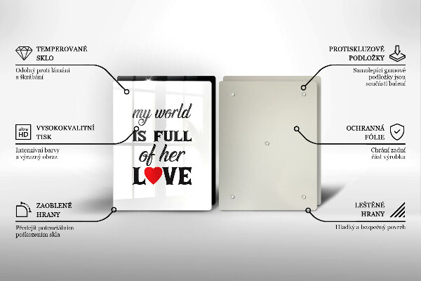 Protector pared cocina Inscripción frase