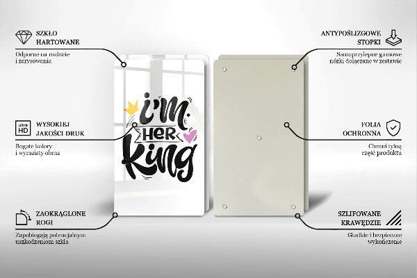 Protector pared cocina Inscripción frase