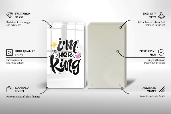 Protector pared cocina Inscripción frase