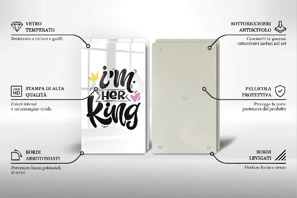 Protector pared cocina Inscripción frase