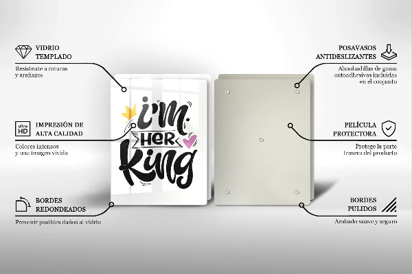 Protector pared cocina Inscripción frase