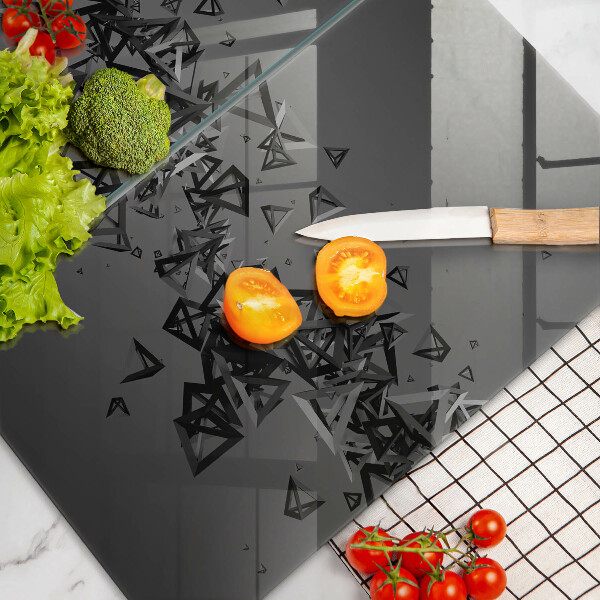 Protector pared cocina Formas abstractas 3d