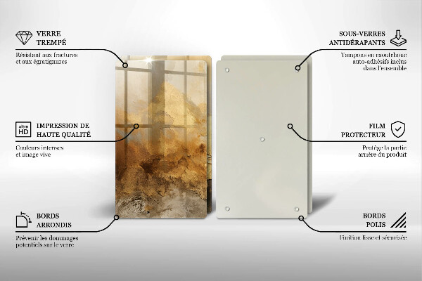 Protector pared cocina Textura rica