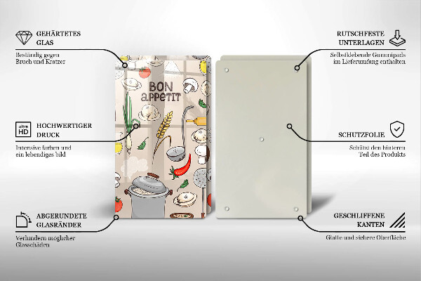 Protector pared cocina Ilustración de cocina