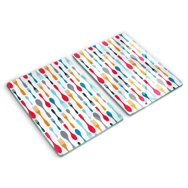 Protector pared cocina Ilustración de cuchara