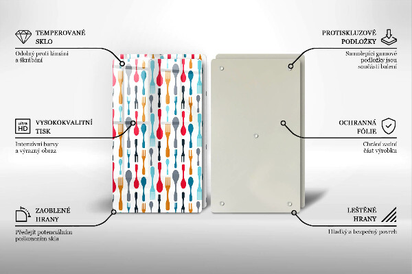 Protector pared cocina Ilustración de cuchara