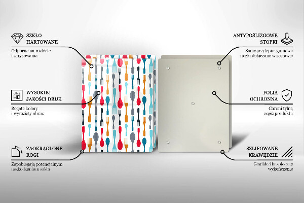 Protector pared cocina Ilustración de cuchara