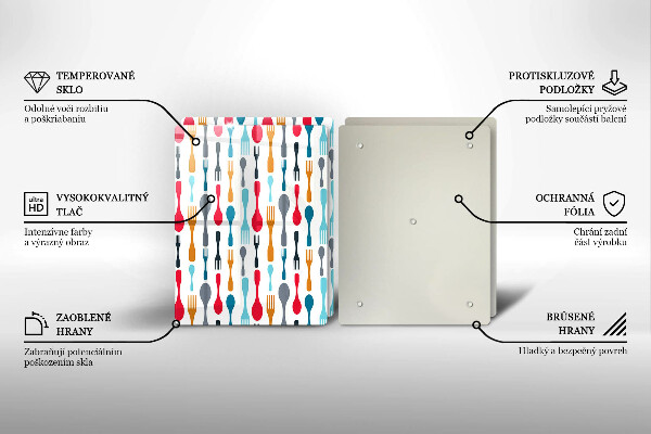 Protector pared cocina Ilustración de cuchara