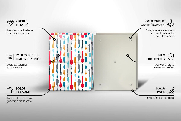 Protector pared cocina Ilustración de cuchara