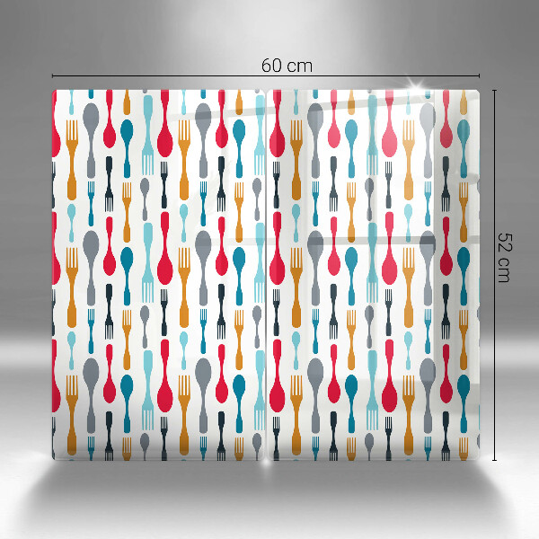 Protector pared cocina Ilustración de cuchara