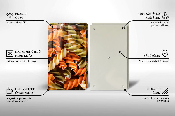 Protector pared cocina Pasta fusilli