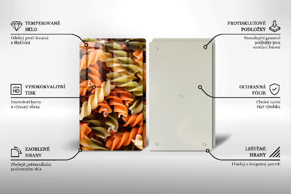 Protector pared cocina Pasta fusilli