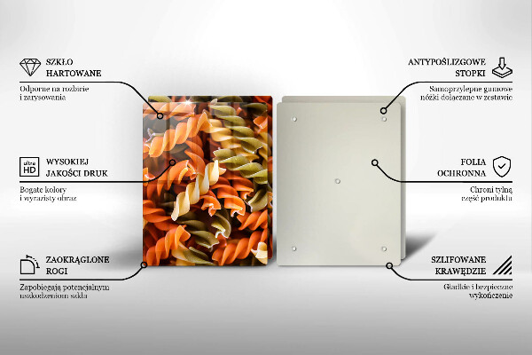 Protector pared cocina Pasta fusilli