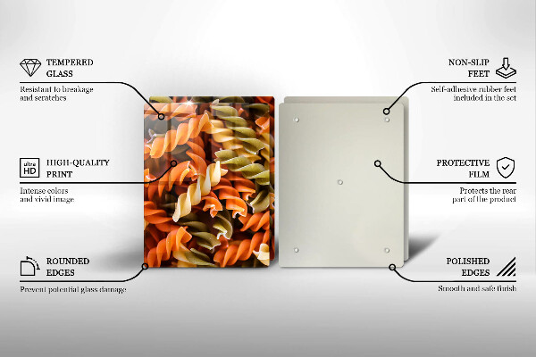 Protector pared cocina Pasta fusilli