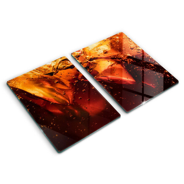 Tapa encimera Bebida de cola con hielo