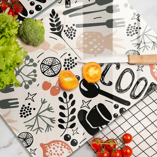 Tapa encimera Motivo de cocina de dibujos animados