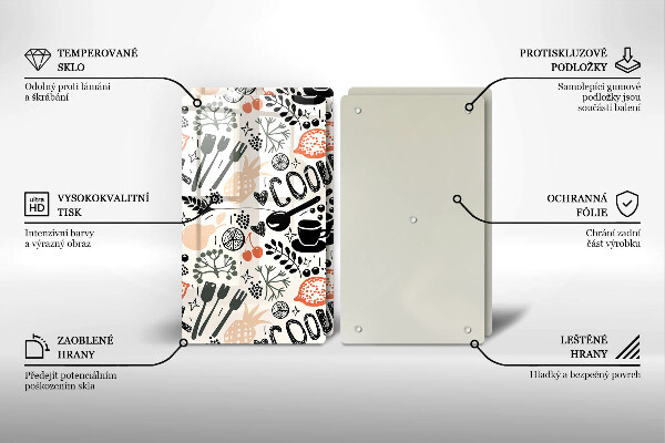 Tapa encimera Motivo de cocina de dibujos animados