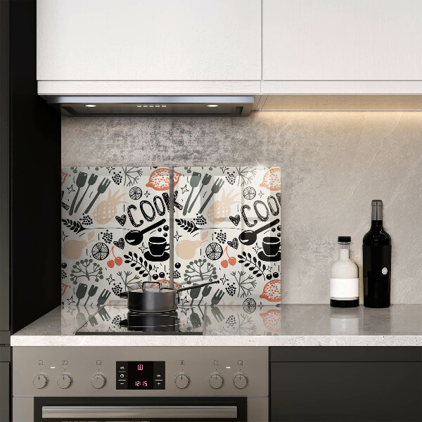 Tapa encimera Motivo de cocina de dibujos animados