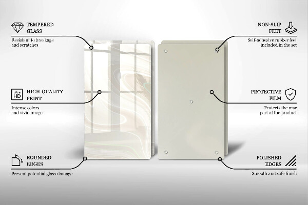 Tapa encimera Textura cremosa