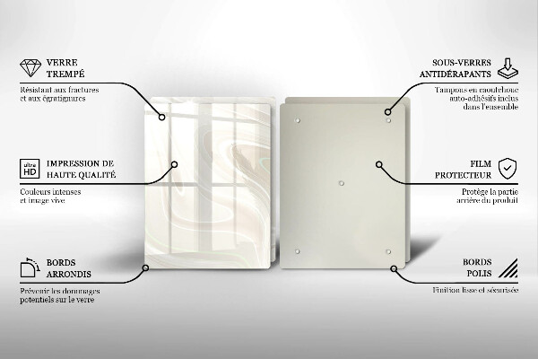 Tapa encimera Textura cremosa