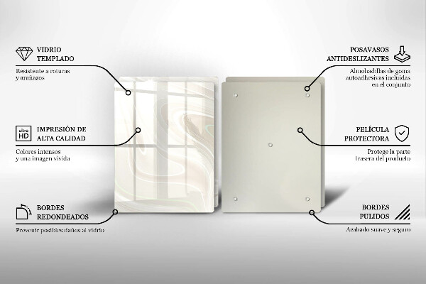Tapa encimera Textura cremosa