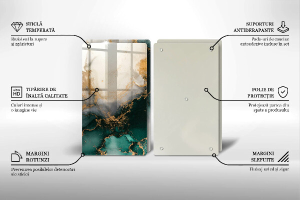 Tapa encimera Mármol multicolor