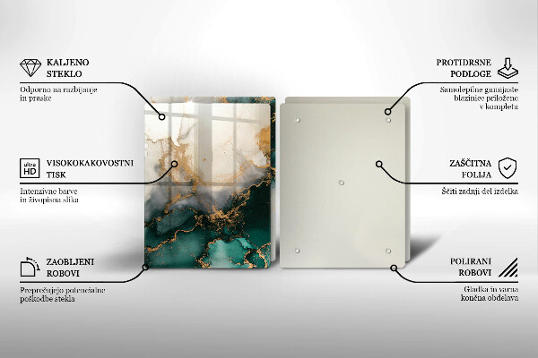 Tapa encimera Mármol multicolor