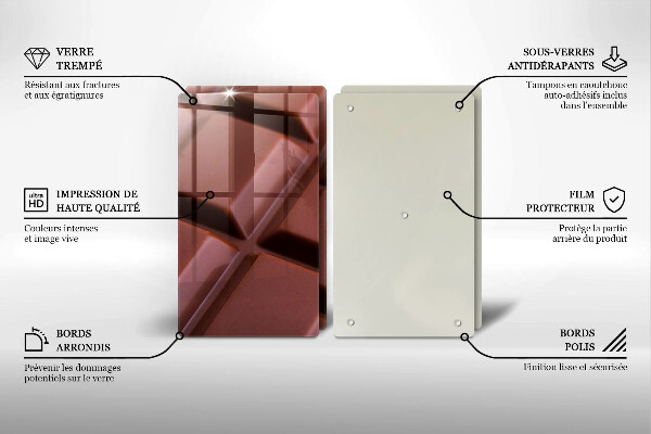 Tapa encimera Cubos de chocolate