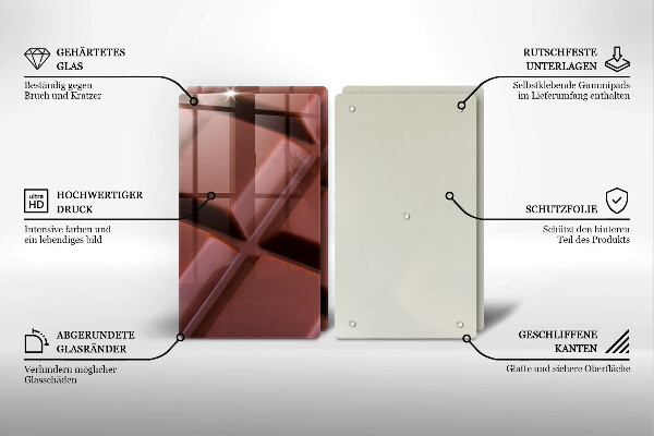 Tapa encimera Cubos de chocolate