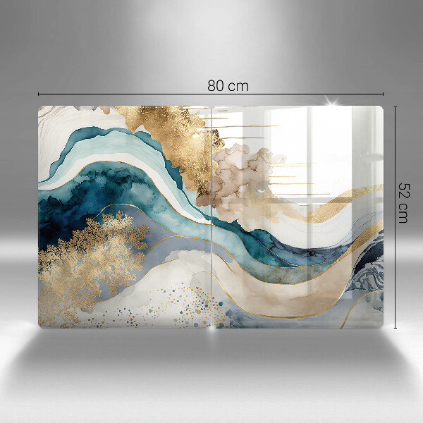 Tapa encimera Mármol colorido