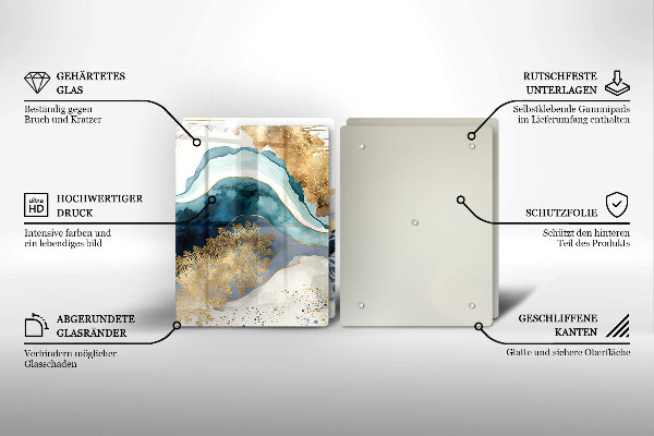 Tapa encimera Mármol colorido