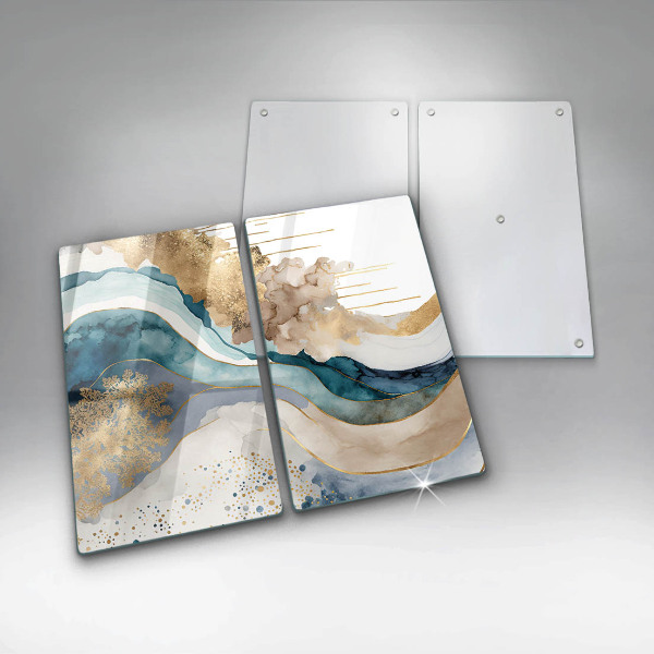 Tapa encimera Mármol colorido