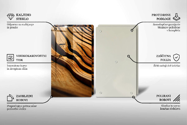 Tapa encimera Tocón de madera