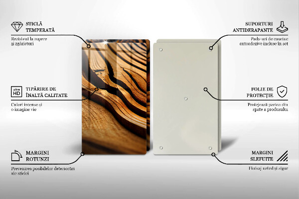 Tapa encimera Tocón de madera