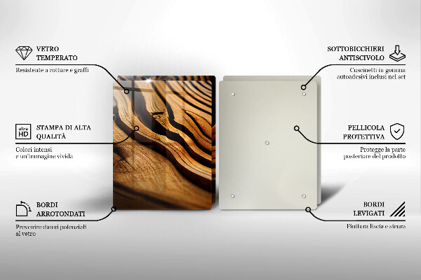 Tapa encimera Tocón de madera