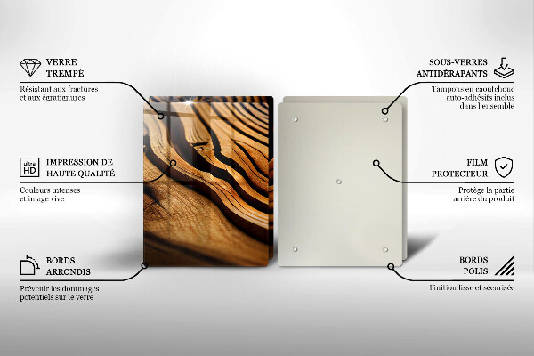 Tapa encimera Tocón de madera