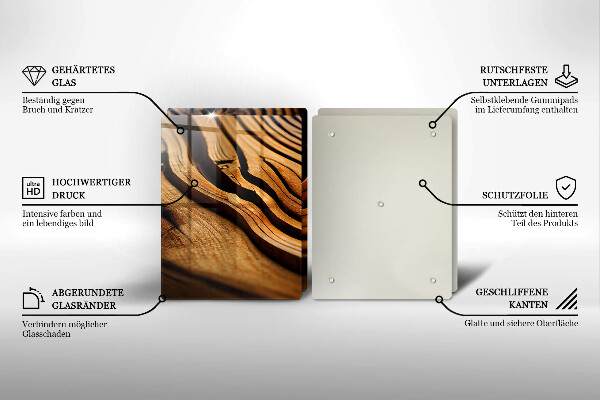 Tapa encimera Tocón de madera