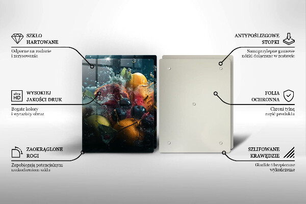 Tapa encimera Frutas en agua