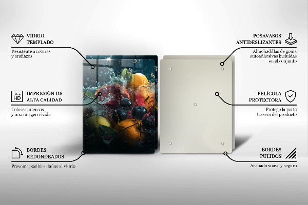 Tapa encimera Frutas en agua