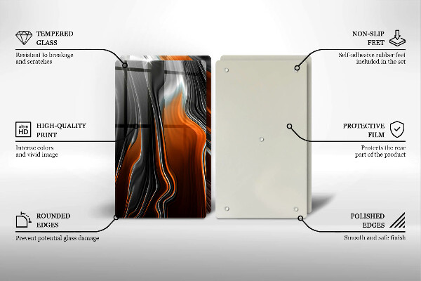 Tapa encimera Patrón abstracto