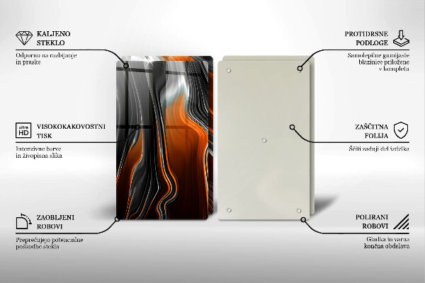 Tapa encimera Patrón abstracto