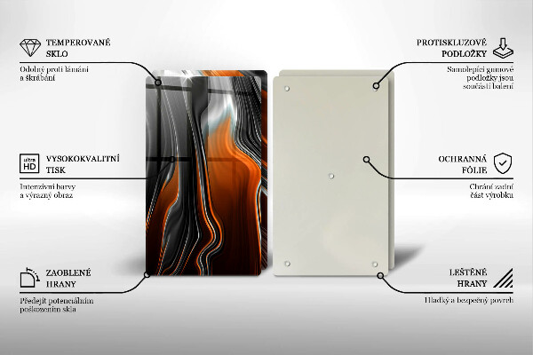 Tapa encimera Patrón abstracto