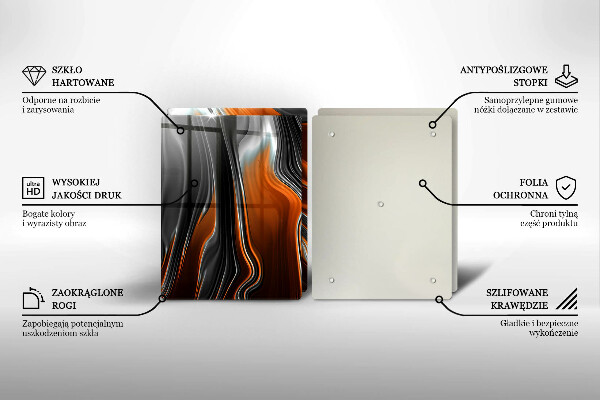 Tapa encimera Patrón abstracto