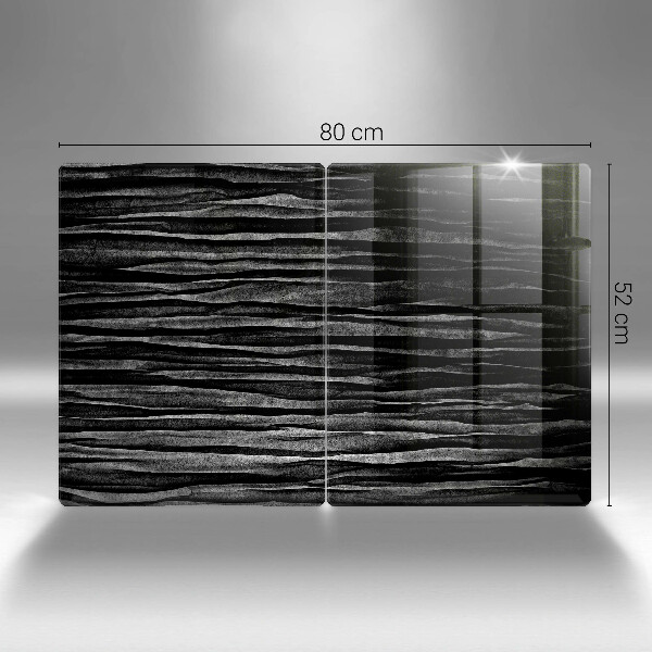 Tapa encimera Abstracción negra