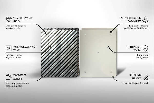 Tapa encimera Líneas metálicas